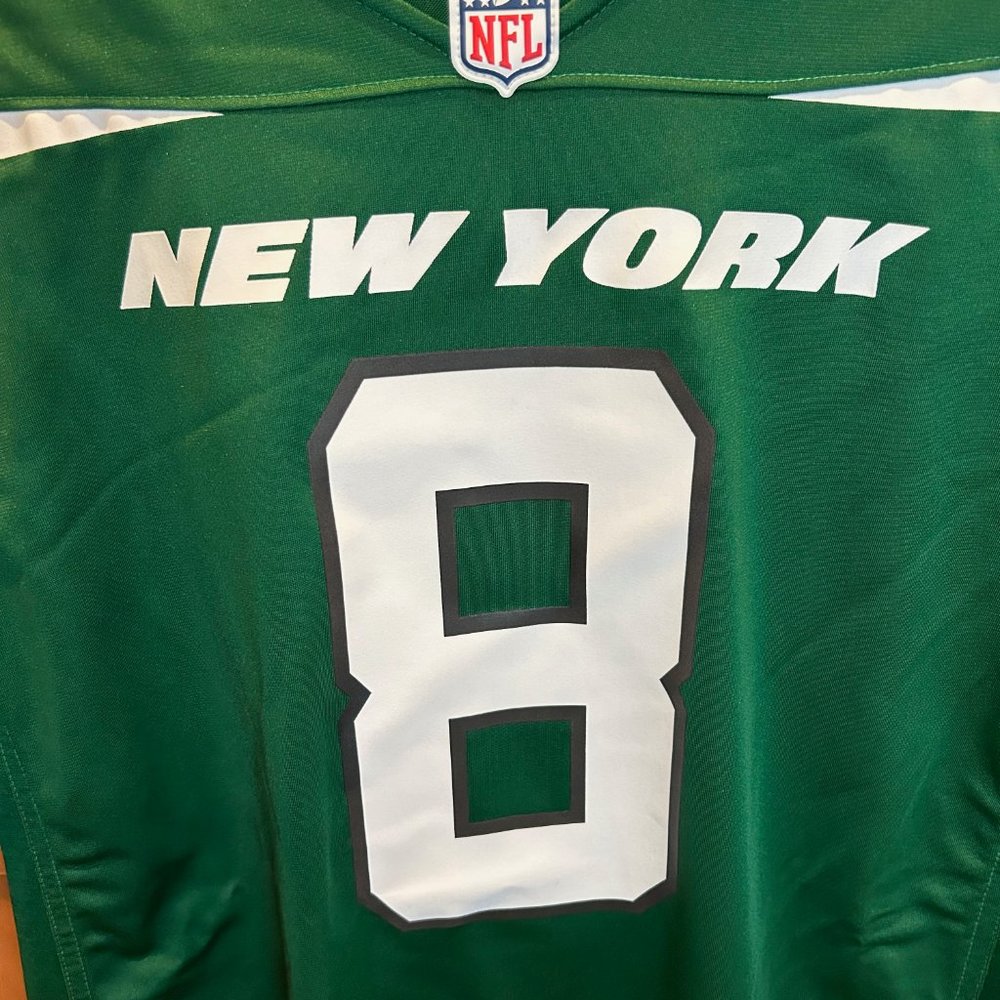 Men's New York Jets Aaron Rodgers Nike Gotham Green Game Jersey Size L NWT
